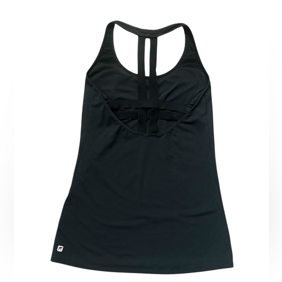 Fabletics Black Strappy Back Tank Top - Picture 3 of 7